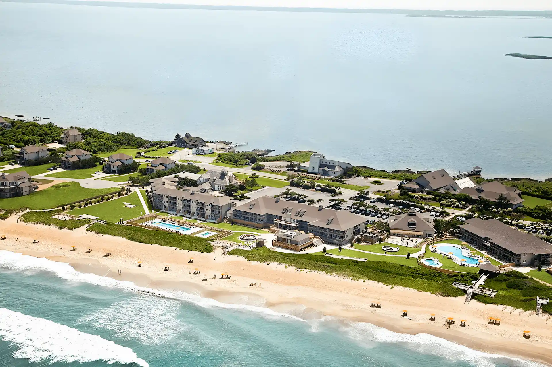 Weddings 11 Private beaches at The Sanderling Hotel, offering exclusive seaside relaxation and stunning coastal views